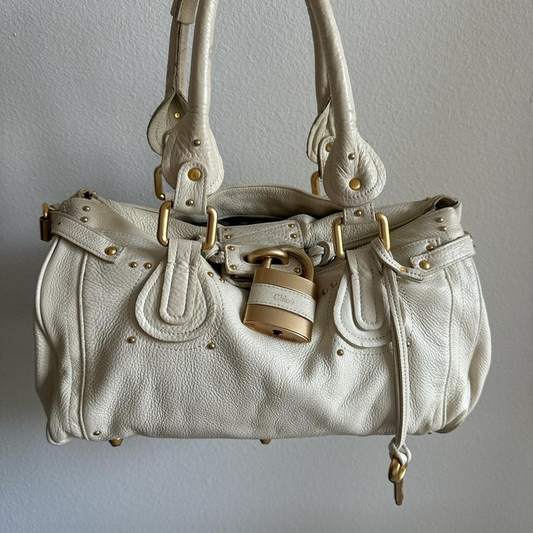 Authentic Vintage Chlo-e paddingto-n in white/cream color Pre-owned